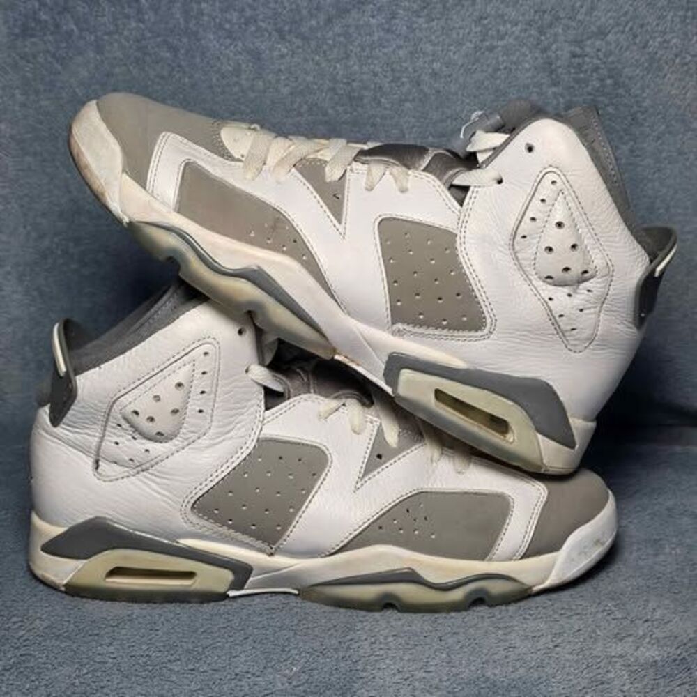 Air Jordan 6 Retro GS "Cool Grey" Size 7Y or Womens 8.5
